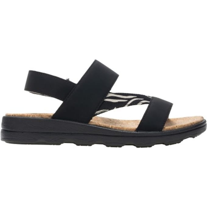 Regatta Dames/Dames Rylie Zebraprint Sandalen (Zwart)