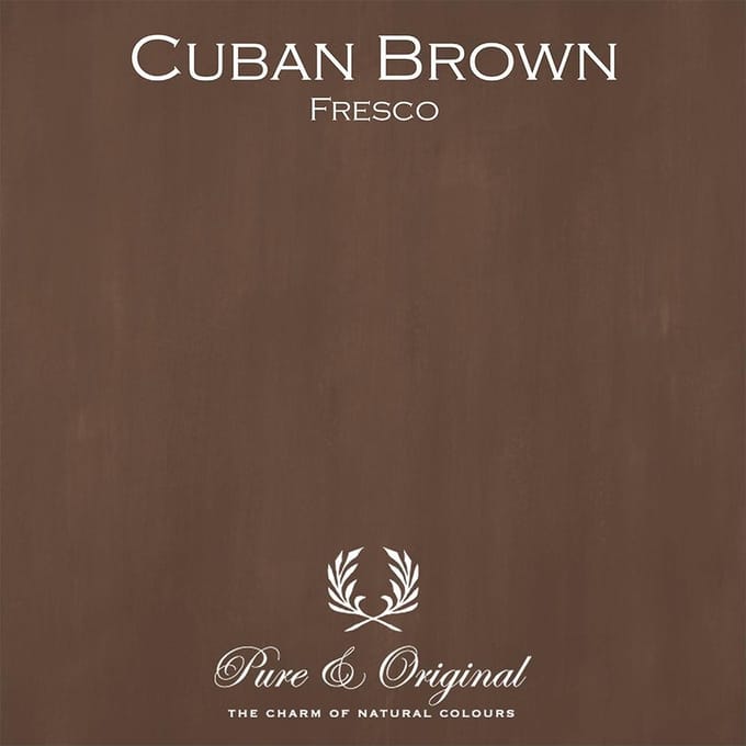 Pure & Original Fresco Kalkverf Cuban Brown 1 L