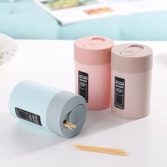 Tandenstokerdoos Plastic Creatief Draagbaar Handige Leven Huis Woonkamer Opbergdoos