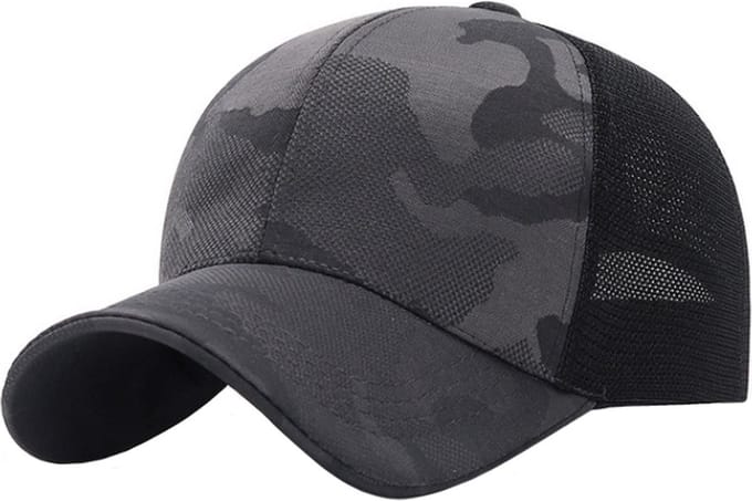 LGT JWLS Tactical Baseball Cap Mesh - Grijs Camouflage