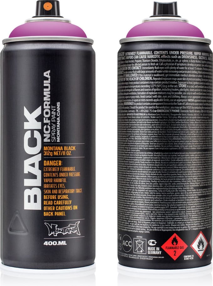 Montana BLACK 3920 Illusion spuitbus 400ml