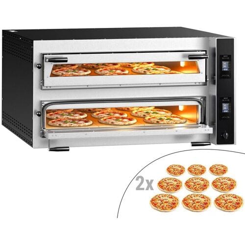 GGM Gastro Elektro Pizzaofen - 9+9x 35cm (Breit) - Digital