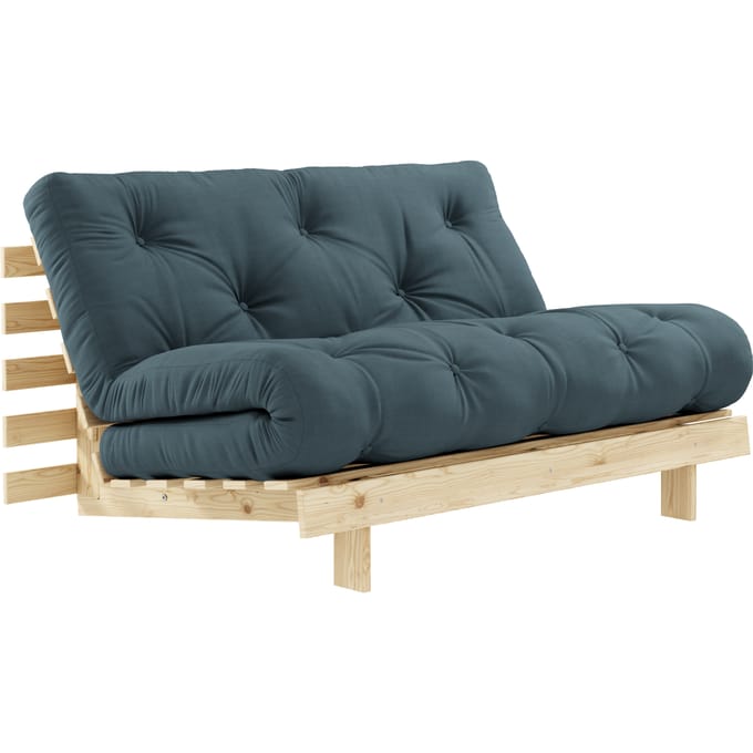Karup Slaapbank Roots 140 - 757 Petrol Blue - 100 raw