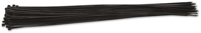KSS Kabelbinderset Polyamide 6.6, zwart, 400x2,5, UV-bestendig, 100 stuks