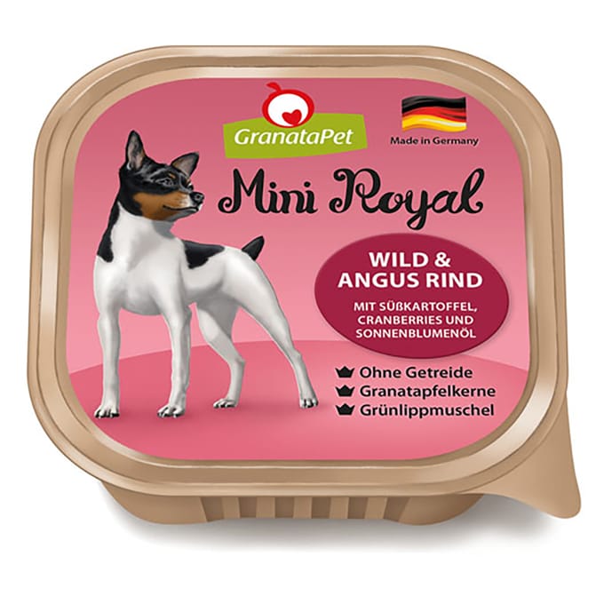 6x150g Mini Royal Granatapet Hondenvoer