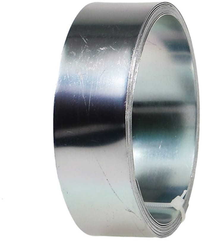 Platte Aluminium draad 30mm Zilver