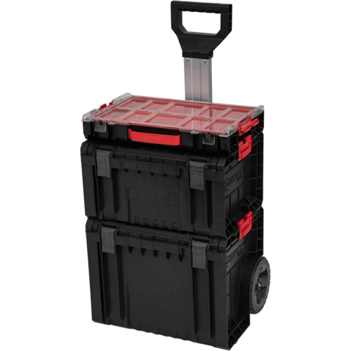 QBRICK SYSTEM Gereedschapswagenset PRO Organizer 100 + RRO toolbox + PRO Cart