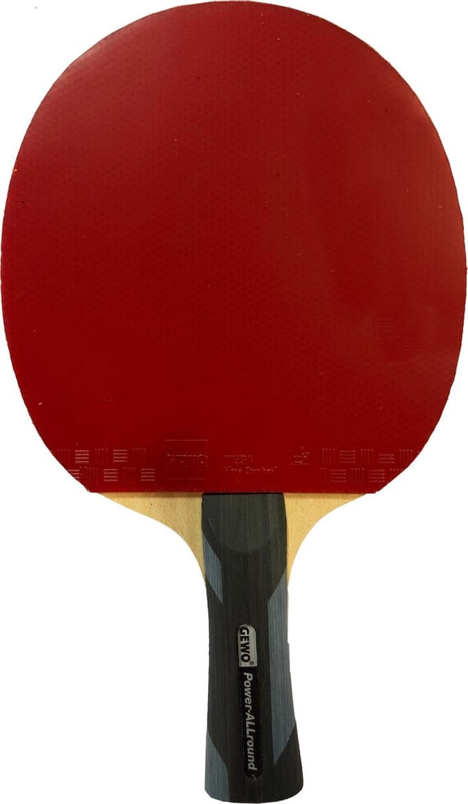Gewo Tafeltennisbatje Power Control Rood - Ideal voor beginners