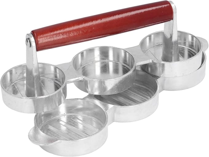 Mini Burger Makers - Pasteitjes Vorm - Hamburgers Maken - Draagbaar Ontwerp - 401 gram - Niet gespecificeerd