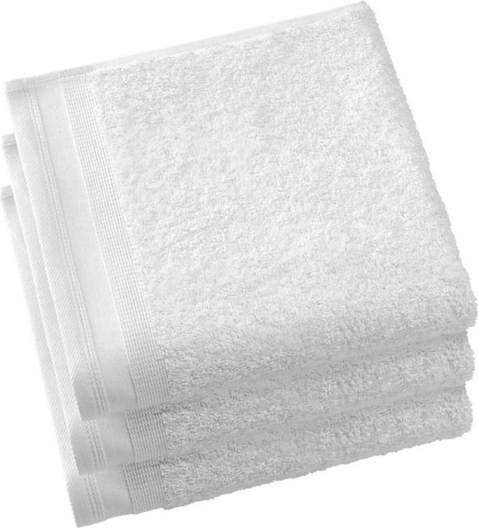 4 stuks De Witte Lietaer Douchehanddoek Contessa 100x150cm kleur WIT