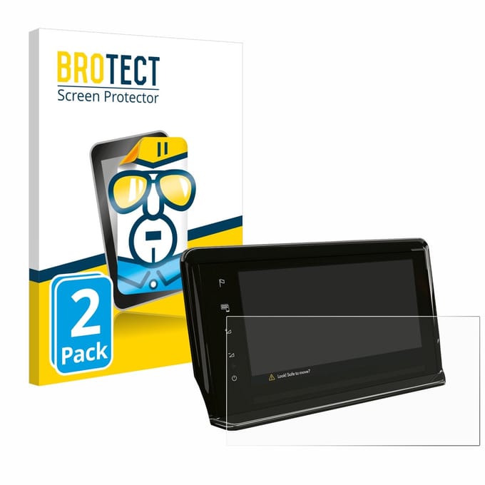 BROTECT - Screenprotector voor Seat Ibiza FR 9.2" 2024 - Folie Beschermfolie transparant 2 Stuks