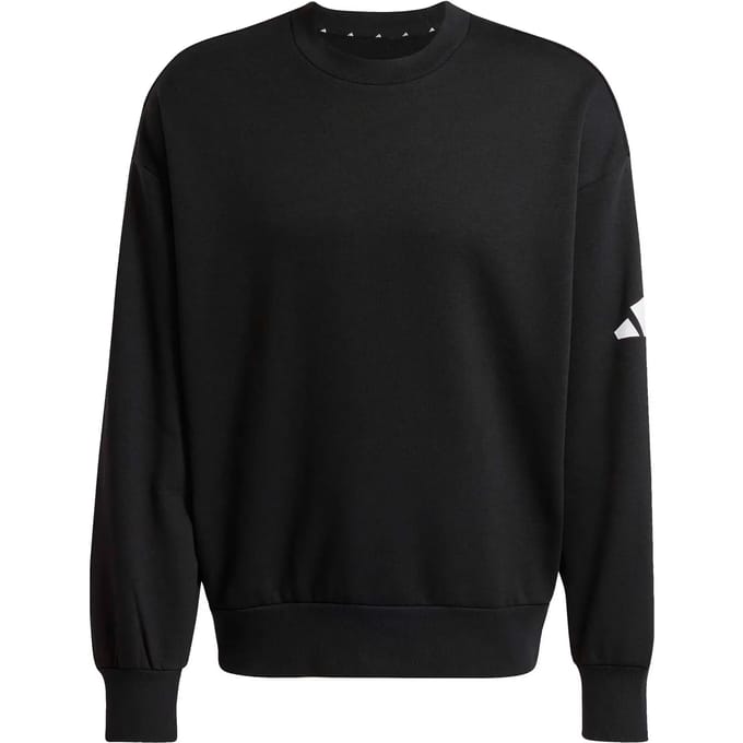 Adidas Essentials Loose Fit 3 Bar Logo Sweatshirt Zwart XL Man