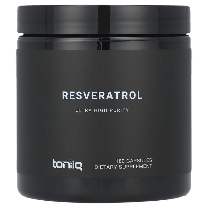 Toniiq, Resveratrol, 600 mg, 180 capsules (300 mg per capsule)