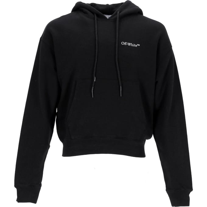 Off-White Caravaggio zwarte Crowning print hoodie