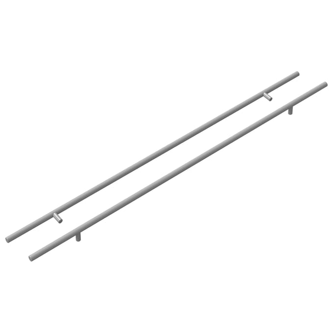 vidaXL Kasthandgreep 2 st Zilver 800 mm Roestvrij staal
