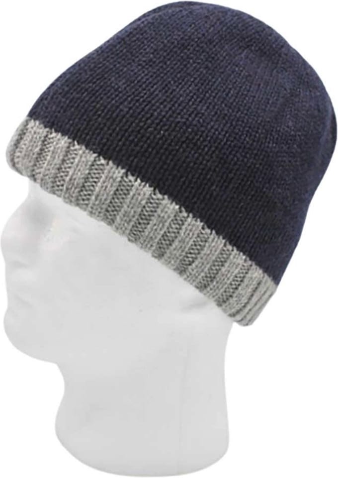 Jongens Muts Effen Blauw. Maat: S