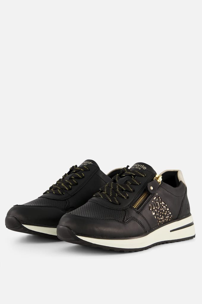 Remonte Sneakers zwart Synthetisch - Dames - Maat 40