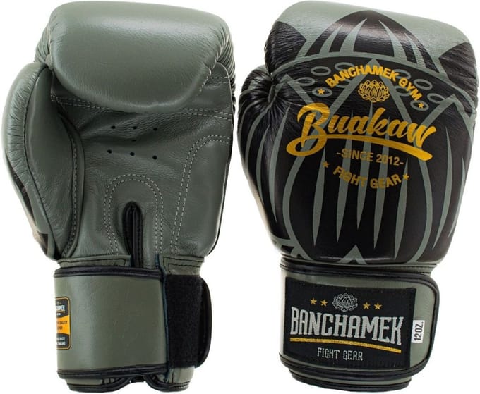 Buakaw Benchamek Bokshandschoenen Army Green