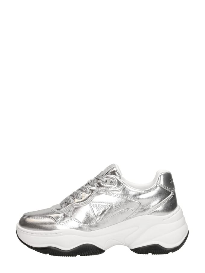 Guess Happy Sneakers Laag - zilver - Maat 36