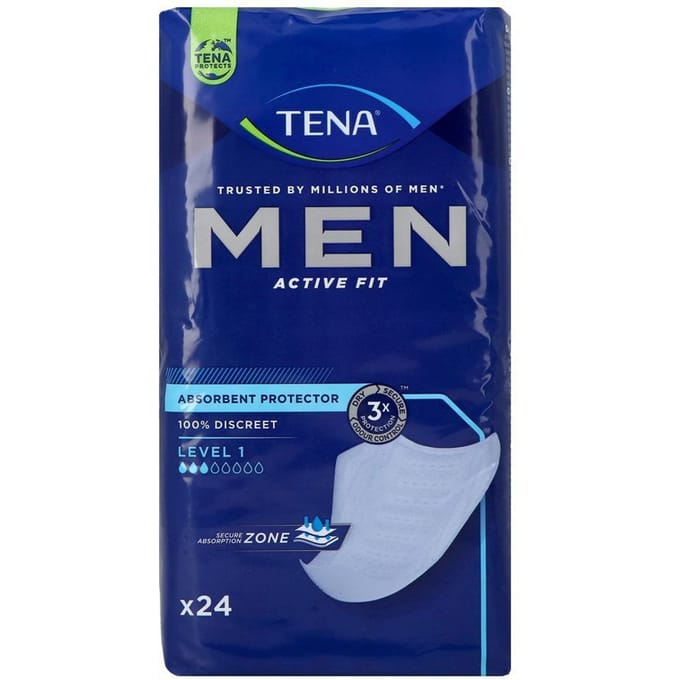 Tena Men Level 1 Incontinentie inlegkruisjes - 24 stuks