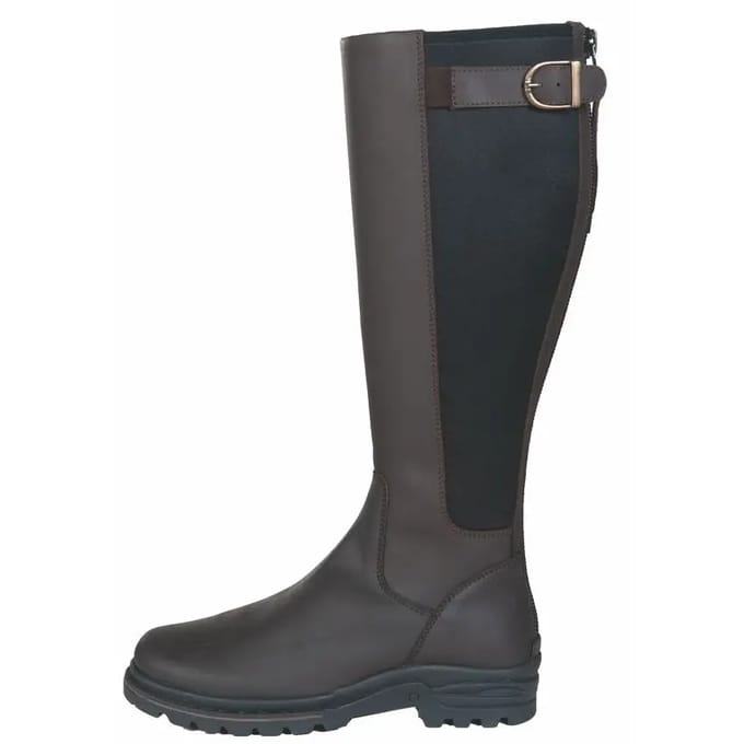Leren winterlaarzen voor dames HKM Glasgow Style