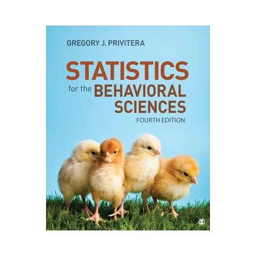 Statistics For The Behavioral Sciences - Privitera, Gregory J.