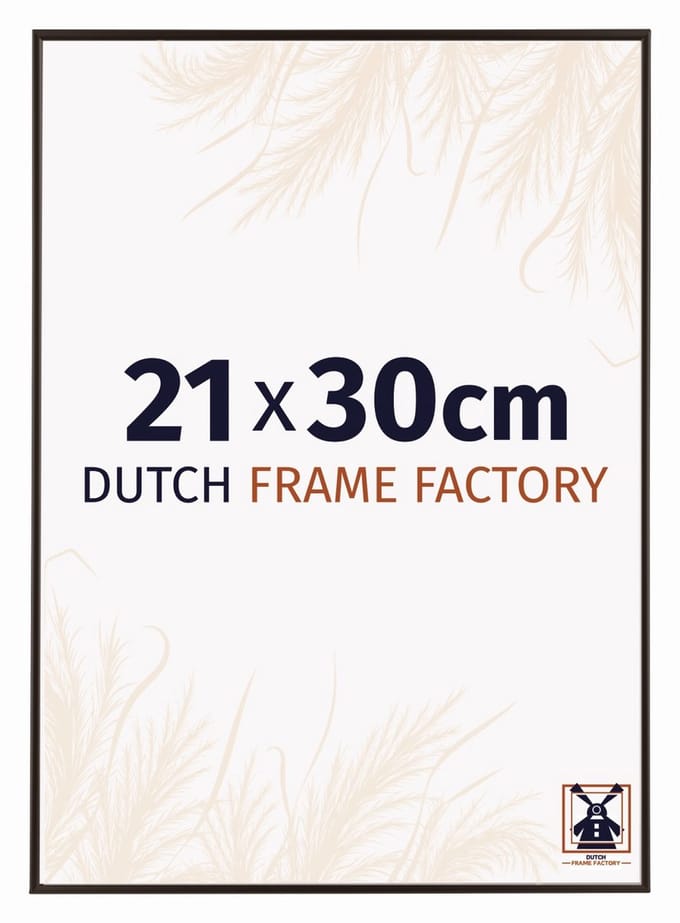 Fotolijst 21x30 cm - Kunststof - Antraciet - Easy