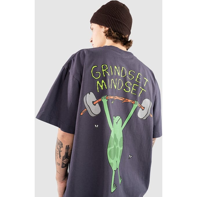 A.LAB Grindset Mindset Boxy T-Shirt blauw