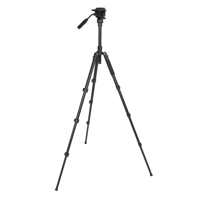 Camera Statief Aluminium Legering Verstelbare Hoogte 360 Graden Roterende Stabilisator Multifunctionele Camera black