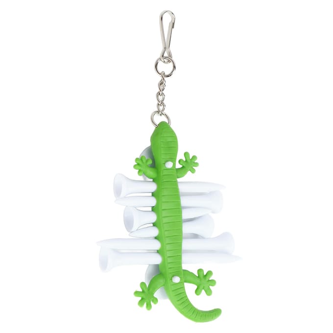 Golfbal Studs Houder Set Cartoon Uiterlijk Decoratief Draagbaar Zacht TPE Rubber Golf Tees Bal white