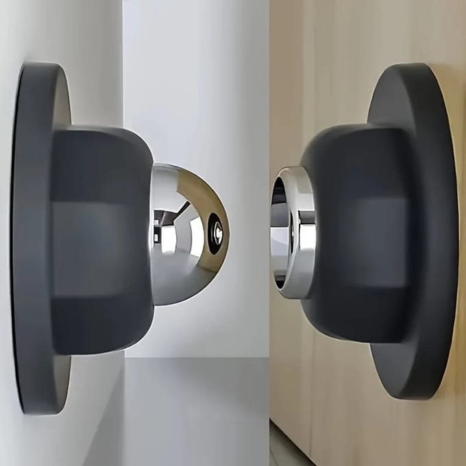 Deur stopper Magnetische Zwart