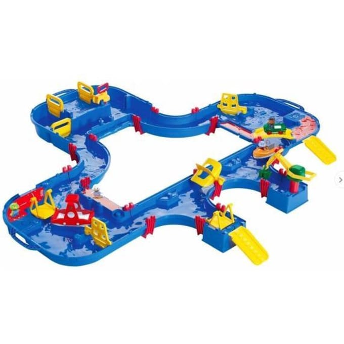 Aquaplay Mega LockBox Set 1544 met haven, sluis en ferry Waterspeeltafels