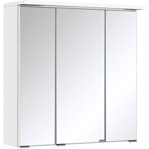 HELD Badkamer spiegelkast Bologna 3D (LED-inbouwlamp, wit, 60 cm)