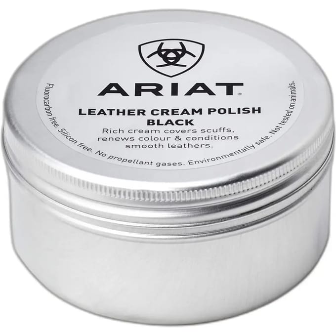 Ariat Leather Polish Creme 100 ml Zwart - ONE