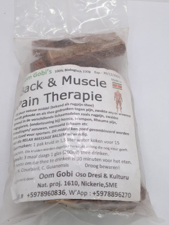 Rugpijn thee 100g