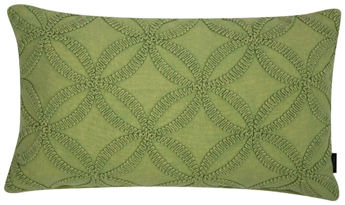 Annika Kussen stonewash groen 30x50cm