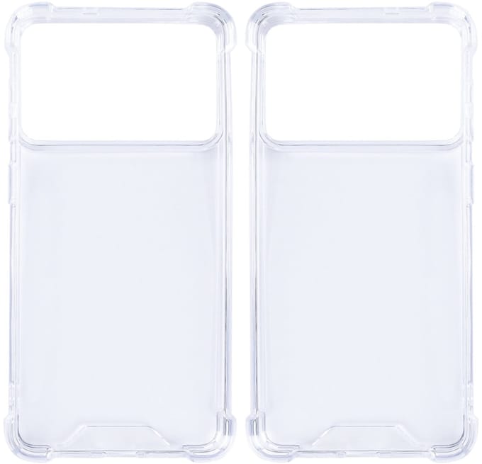 Rixus Anti-Burst Case For Samsung Galaxy S26 Edge Transparent