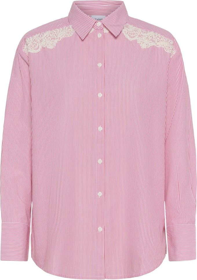 Saint Tropez OrikaSZ Shirt Dames Overhemd - Wild Orchid