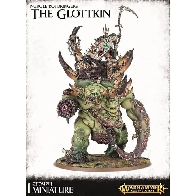 Beeldje Games Workshop Warhammer AoS - Nurgle Rotbringers The Glottkin