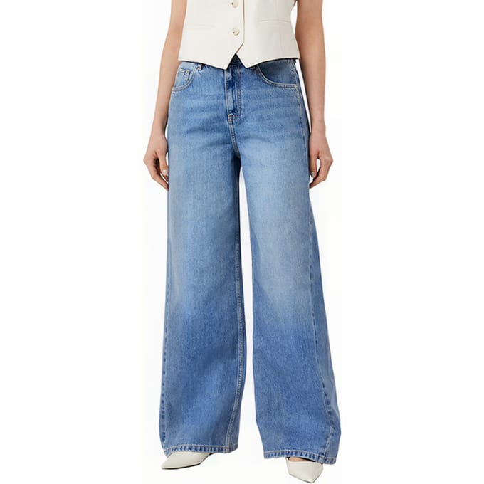 Comma  Jeans Blue Denim Taglia: W40 | Pantaloni larghi Outlet | Donna | Blu