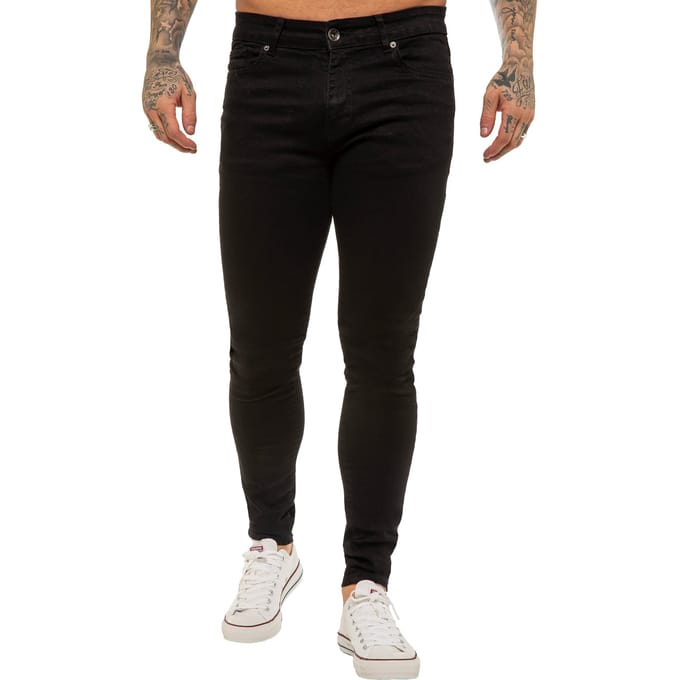 Enzo heren skinny super stretch denim jeans