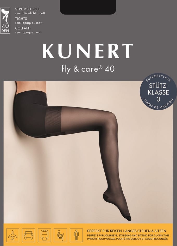 Kunert Fly & Care 40 Panty - Graphit - Maat 38-40