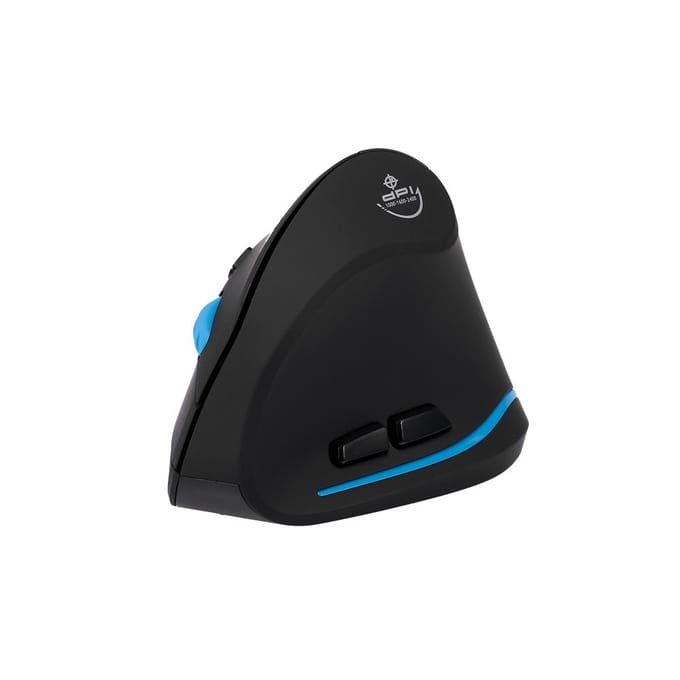 Muis ottico senza fili regolabile 2.4G 2400 DPI muis da gioco zwart