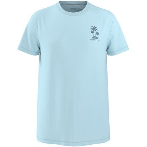 ESMARA MEN Heren T-shirt (Lichtblauw, M)