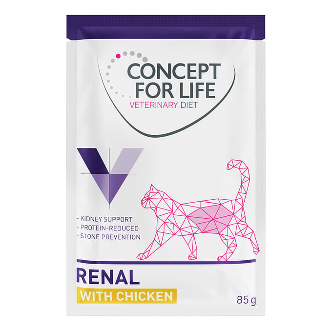 12x85g Renal met Kip Concept for Life Veterinary Diet Kattenvoer