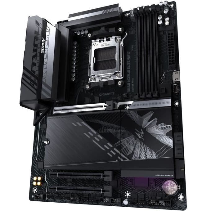Gigabyte B650 AORUS ELITE WF7 Moederbord – Socket AM5 – ATX – DDR5 – Wi-Fi 7 – Bluetooth 5.4 – PCIe 5.0 M.2 – AMD B850