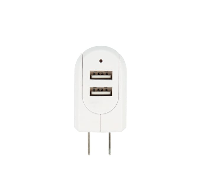 SKROSS Reisstekker US 2x USB 2 (Side Connection)