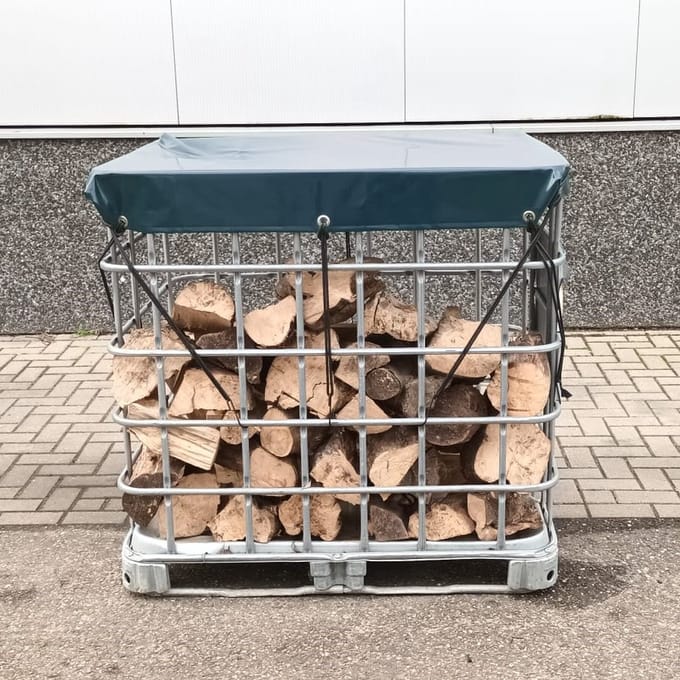 Afdekzeil IBC 120x100 cm grijs premium