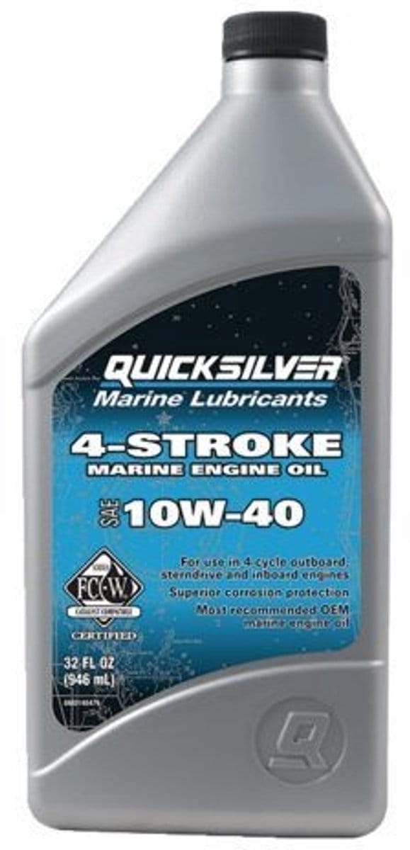 10W40 4-takt motorolie 1L Quicksilver 8M0180933