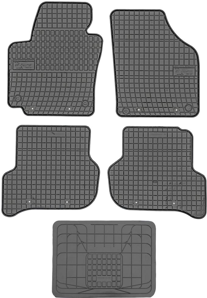 Frogum Volkswagen Golf V PLUS - Rubber Matten - 2005-2014 - Zwart - Zonder Stoppers